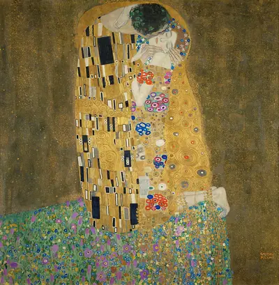 Sărutul - Gustav Klimt — Tablou canvas CanvArt