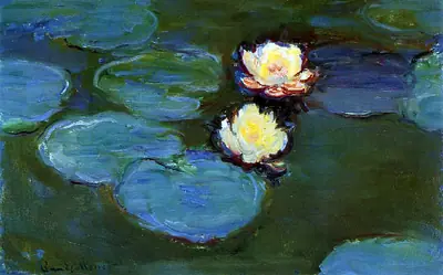 Nuferi - Claude Monet — Tablou canvas CanvArt